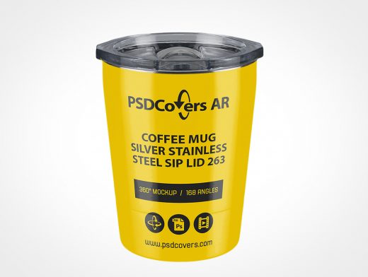 Steel Coffee Mug Mockup 263r