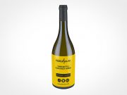 Burgundy Wine Bottle Mockup 2r