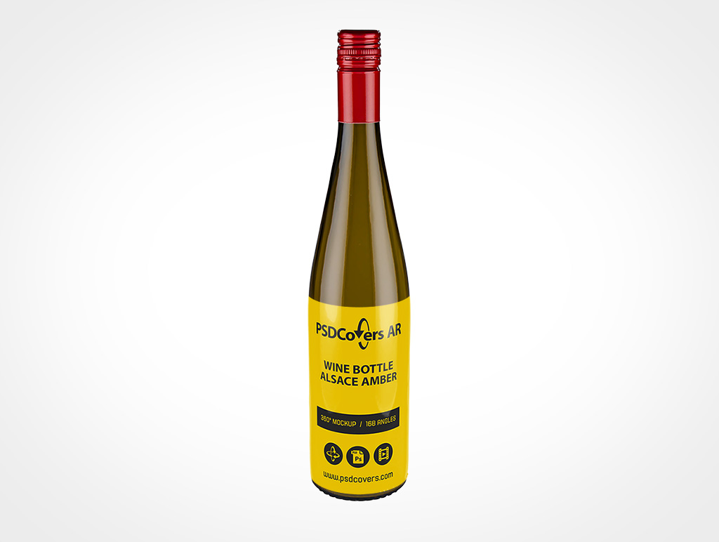 Alsace Wine Bottle Mockup 1r