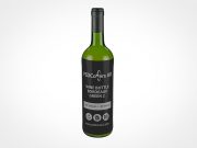 Bordeaux Wine Bottle Mockup 2r2