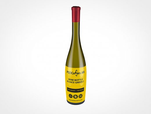 Alsace Wine Bottle Mockup 2r
