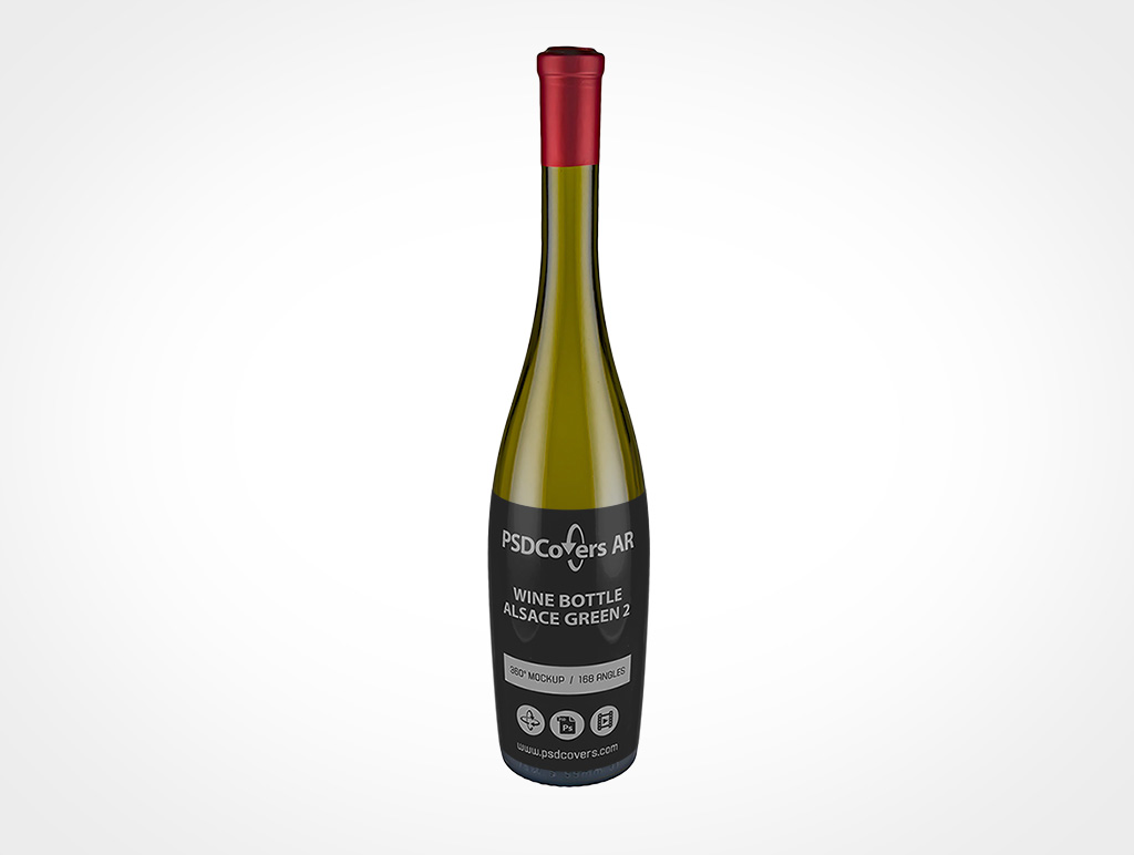 Alsace Wine Bottle Mockup 2r2