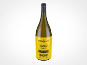 Burgundy Wine Bottle Mockup 3r
