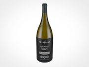 Burgundy Wine Bottle Mockup 3r2