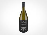 Burgundy Wine Bottle Mockup 3r2
