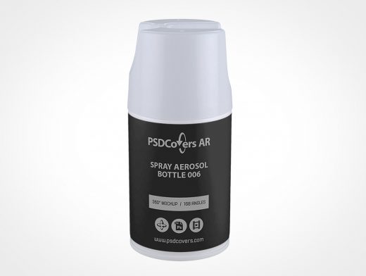 Aerosol Spray Can Mockup 6r2