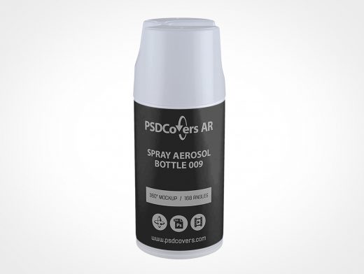 Aerosol Spray Can Mockup 9r2