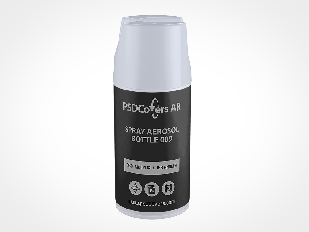 Aerosol Spray Can Mockup 9r2
