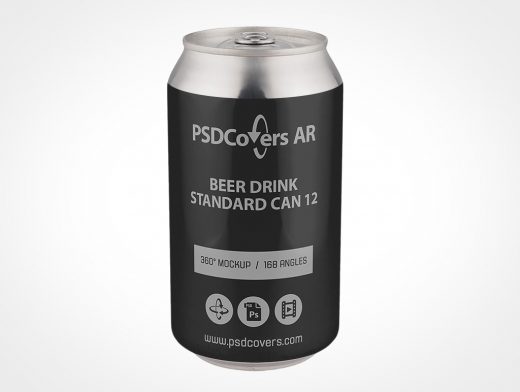 Standard Beer Can Mockup 12r2