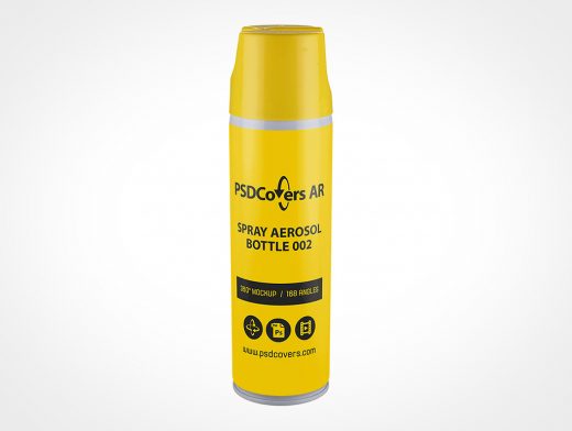 Aerosol Spray Can Mockup 2r
