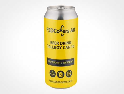 Tallboy Beer Can Mockup 16r