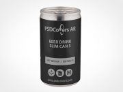 Slim Beer Can Mockup 5r2