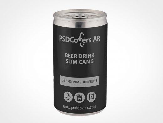 Slim Beer Can Mockup 5r2