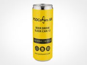 Sleek Beer Can Mockup 12r