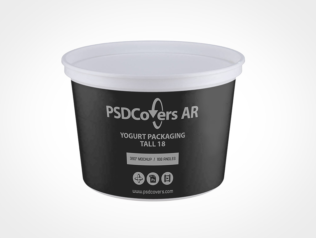 Yogurt Packaging Mockup 18r2