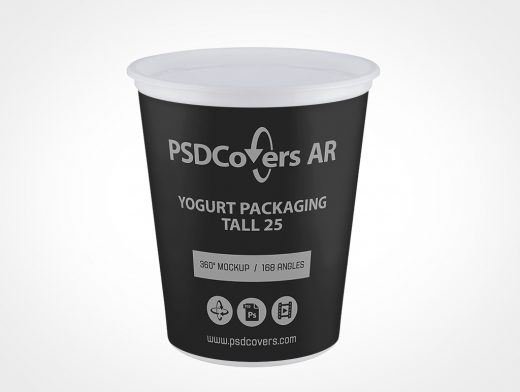 Yogurt Packaging Mockup 25
