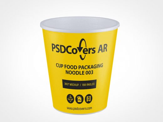 Food Cup Packaging Mockup