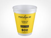 Foam Coffee Cup Mockup 1r