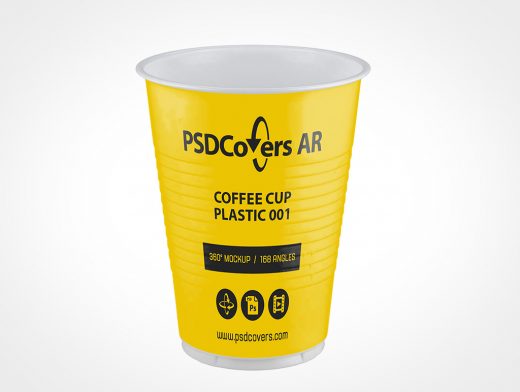 Plastic Coffee Cup Mockup 1r