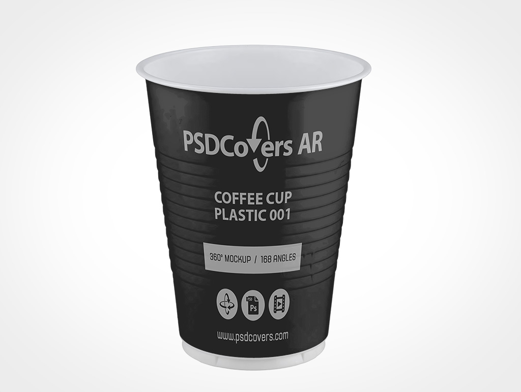 Plastic Coffee Cup Mockup 1r2