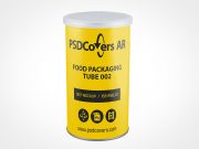 Food Tube Packaging Mockup 2r
