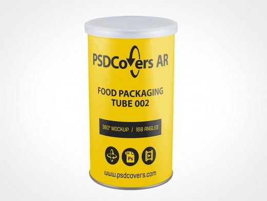 Food Tube Packaging Mockup 2r