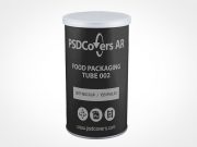 Food Tube Packaging Mockup 2r2