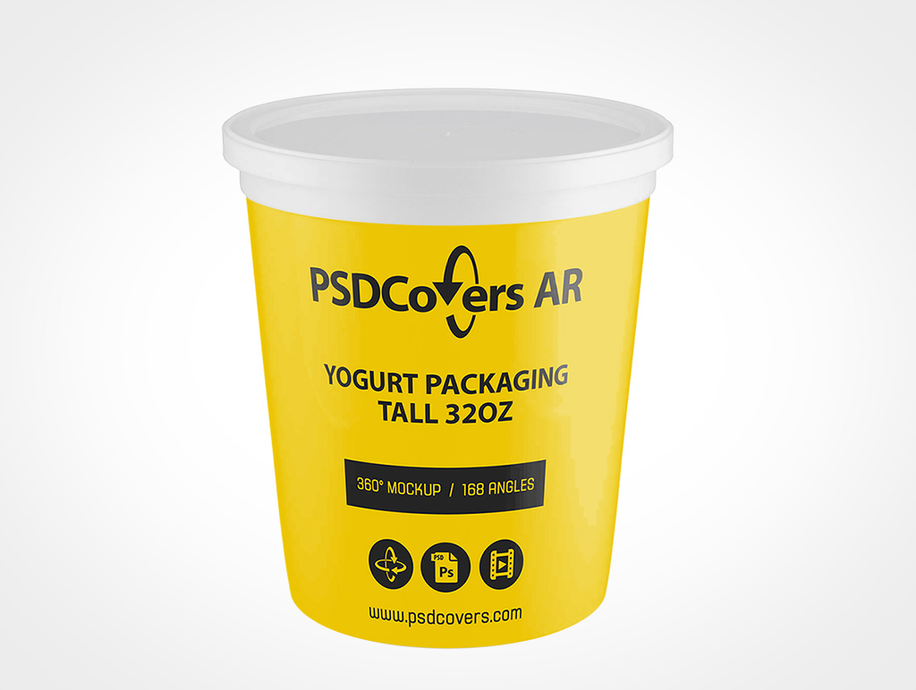 Yogurt Packaging Mockup 1r