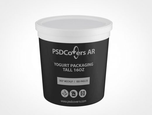 Yogurt Packaging Mockup 2r2