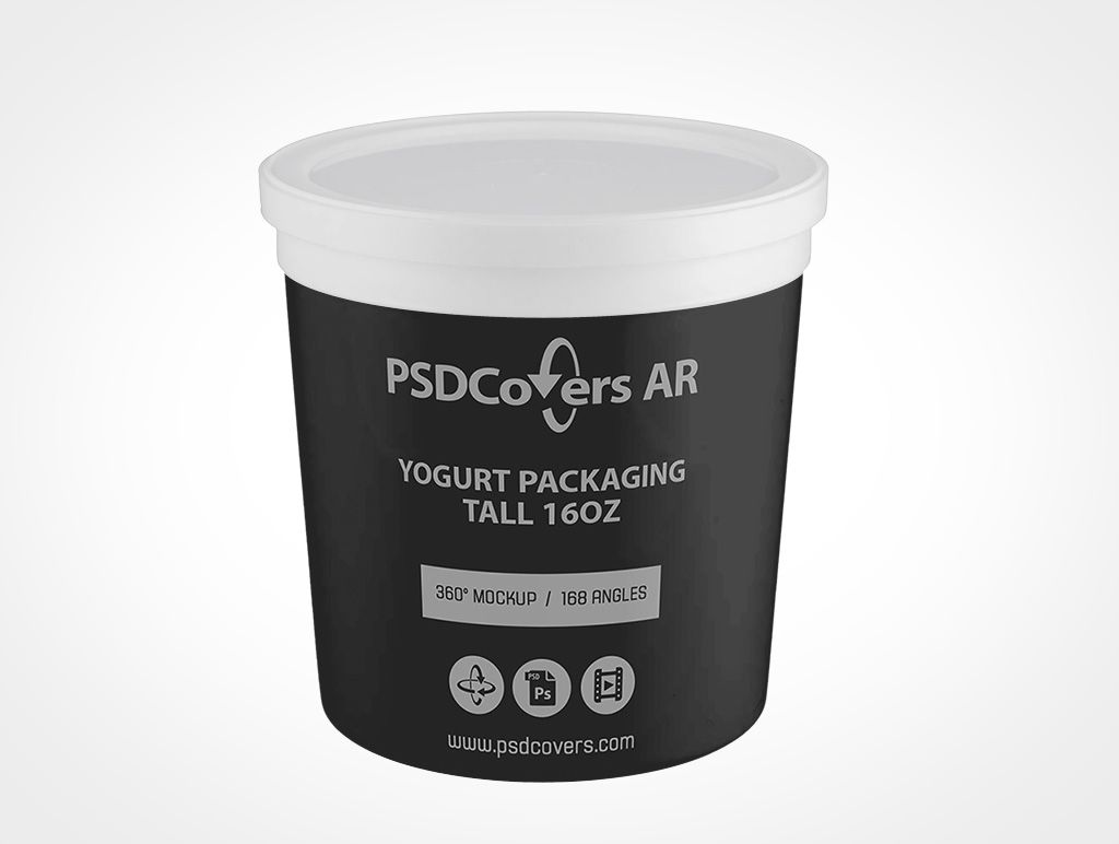 Yogurt Packaging Mockup 2r2