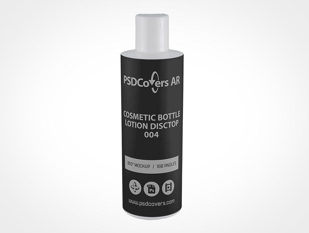 Disctop Shampoo Bottle Mockup 4r2
