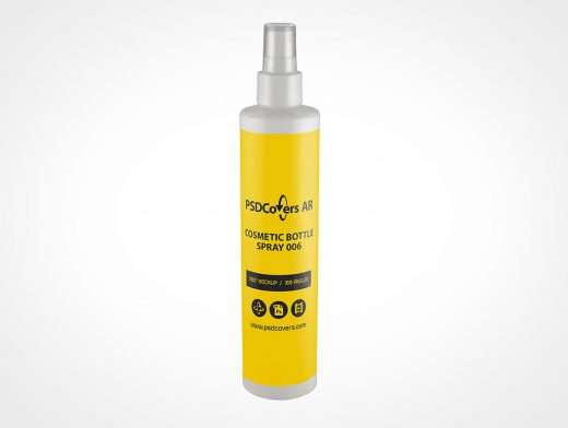 Cosmetic Spray Bottle Mockup 6r