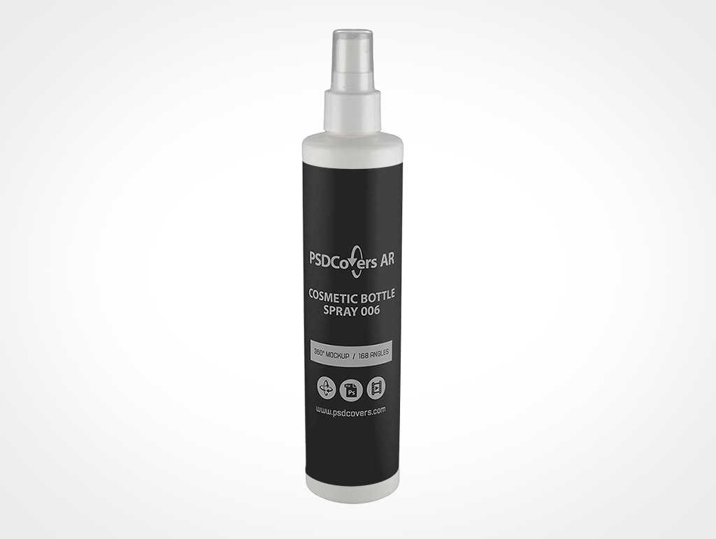 Cosmetic Spray Bottle Mockup 6r2