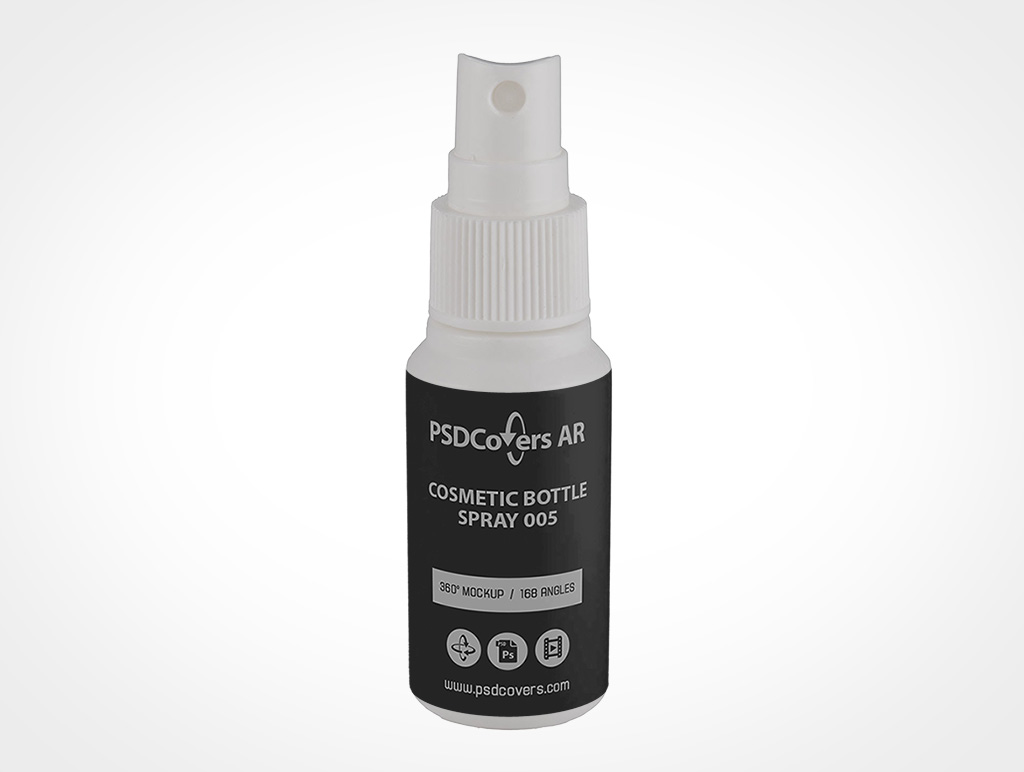 Cosmetic Spray Bottle Mockup 5