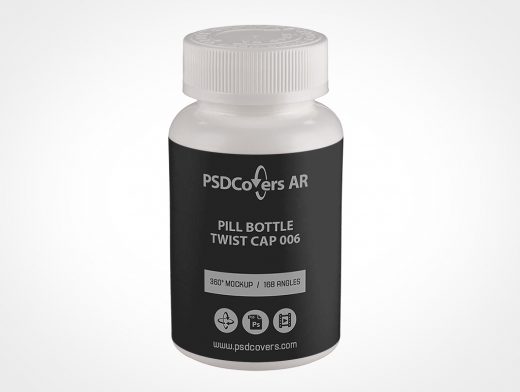 Pill Twist Bottle Mockup 6r2