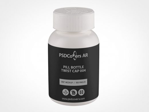 Pill Twist Bottle Mockup 4r2