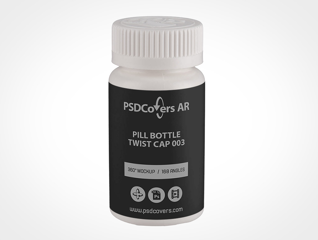 Pill Twist Bottle Mockup 3r2