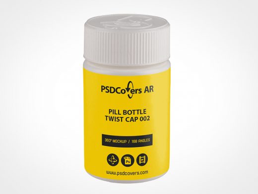 Pill Twist Bottle Mockup 2r
