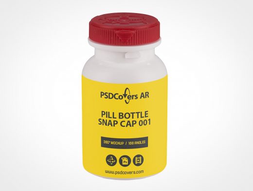 Pill Snap Bottle Mockup 1r