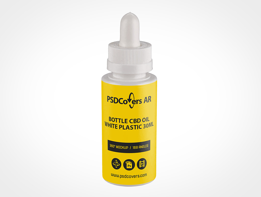 CBD Oil Bottle Mockup 1r