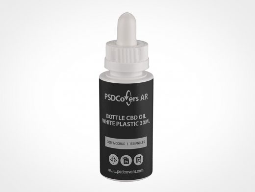 CBD Oil Bottle Mockup 1r2