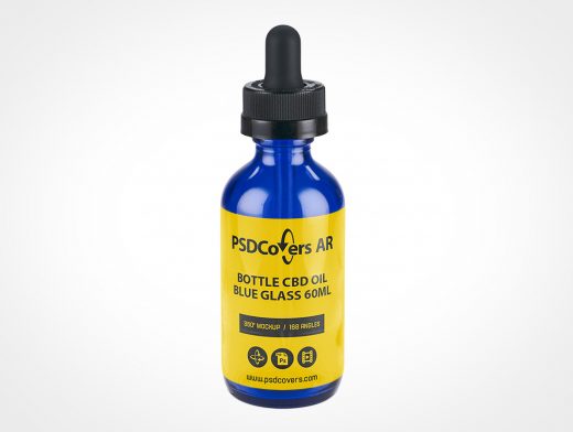 CBD Oil Bottle Mockup 2r