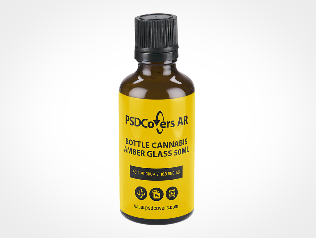Cannabis Bottle Mockup 2r