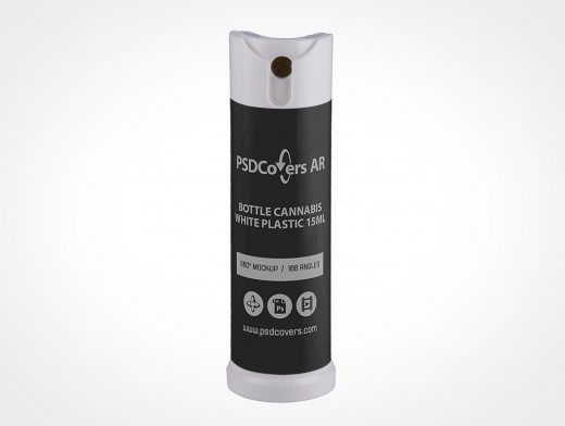Cannabis Bottle Mockup 3r2