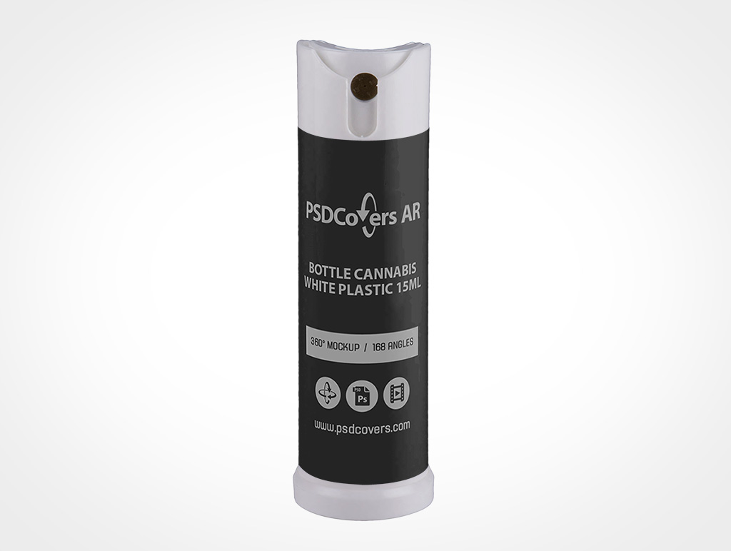 Cannabis Bottle Mockup 3r2