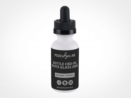 CBD Oil Bottle Mockup 6r2