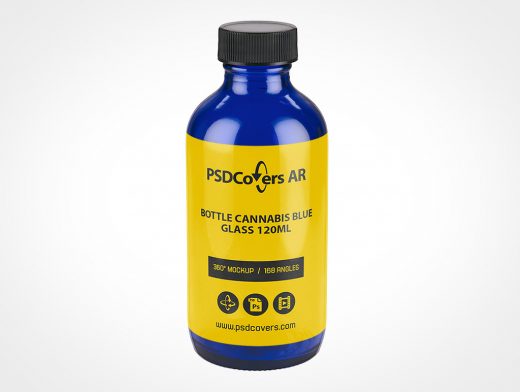 Cannabis Bottle Mockup 5r