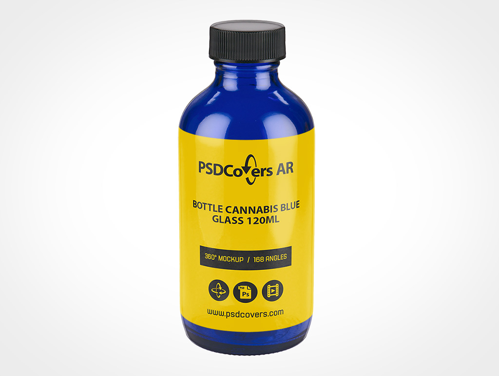 Cannabis Bottle Mockup 5r
