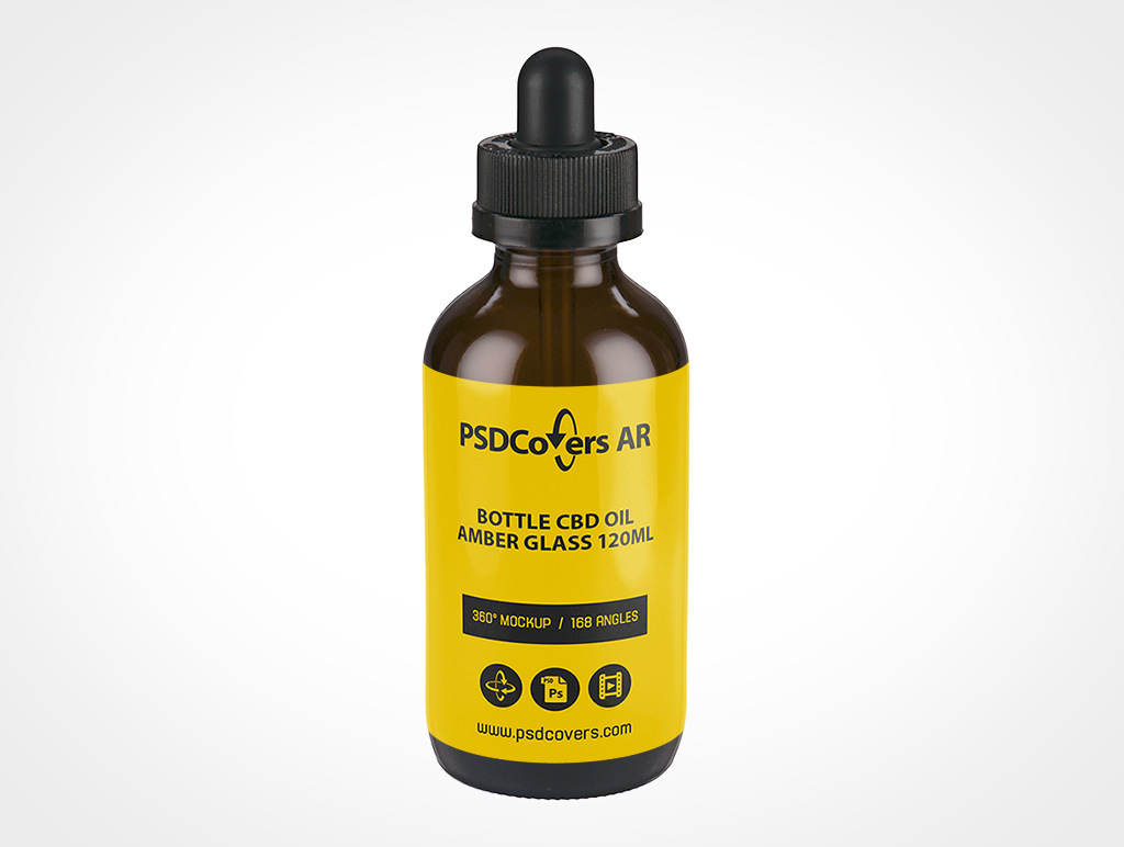 Download Amber CBD Dropper Bottle Mockups • PSDCovers • Mockups ...