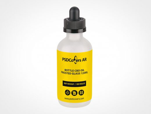 CBD Oil Bottle Mockup 11r